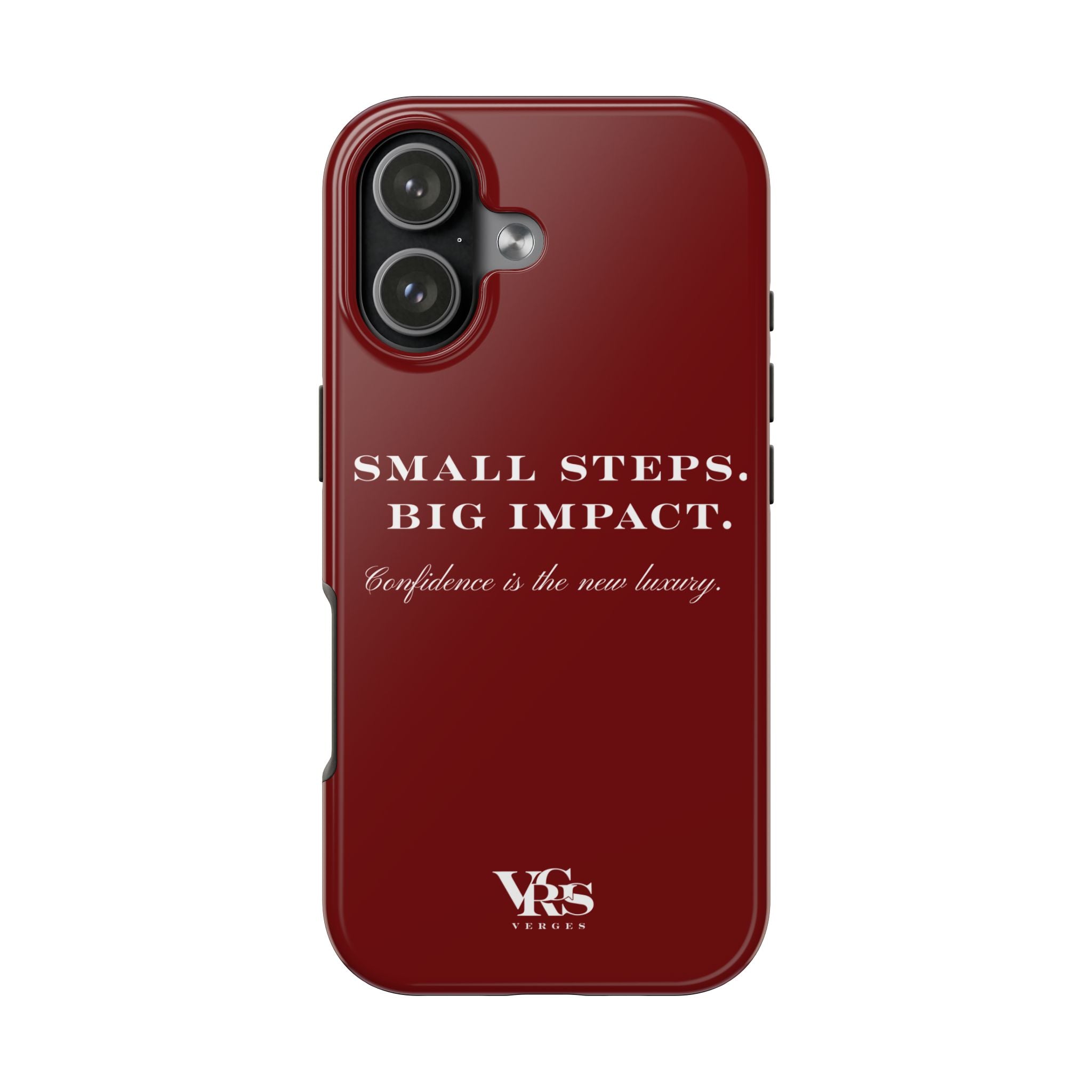 Small Steps. Big Impact. | Cover de Telefono | Confidence is the New Luxury